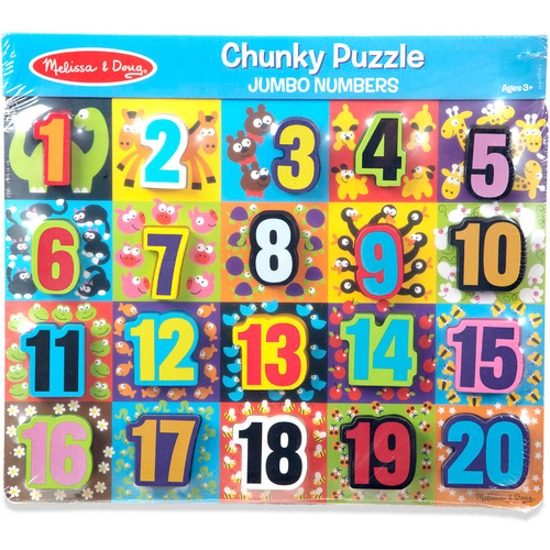 Melissa & Doug Chunky Puzzle Jumbo Numbers MND3832 **
