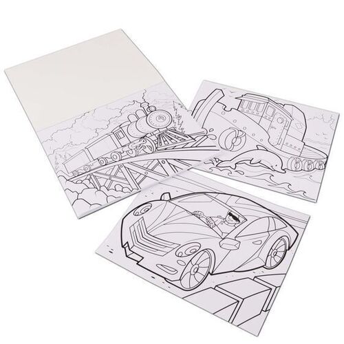 Melissa & Doug Jumbo Colouring Pad Vehicles MND4205