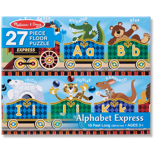 Melissa & Doug Alphabet Express 27pc Floor Puzzle MND4420 ** 
