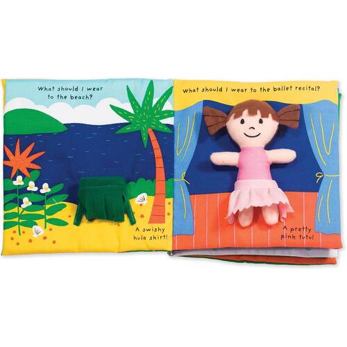 Melissa & Doug K's Kids What Should I Wear? Baby Cloth Book MND9204 **
