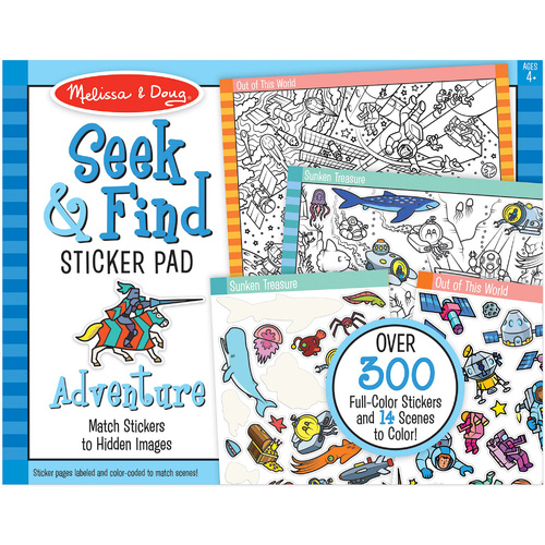 Melissa & Doug Seek & Find Sticker Pad Adventure MND30151