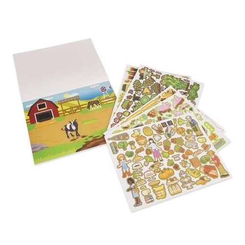 Melissa & Doug Reusable Sticker Pad - Farm MND30501