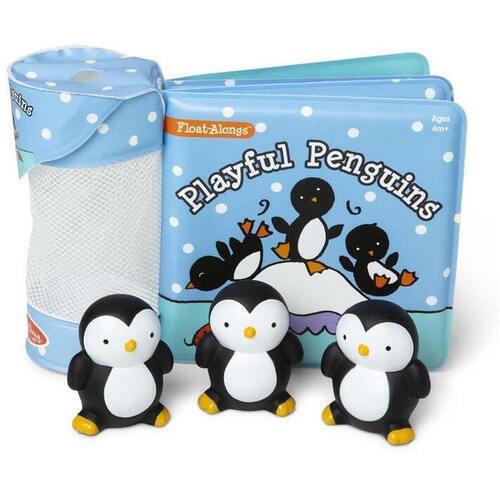 Melissa & Doug Float-Alongs Playful Penguins Bath Book MND31202