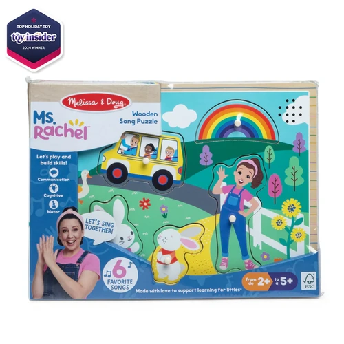 Melissa & Doug Ms Rachel Wooden Song Puzzle 50355