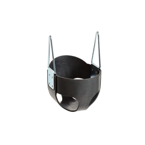 Full Bucket Infant Swing Seat rubber - BLACK - Commercial Grade seat only