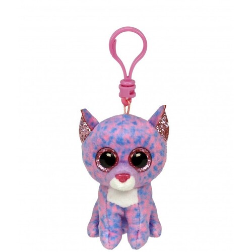Ty Beanie Boos Clip CASSIDY Lavendar Cat TY35244