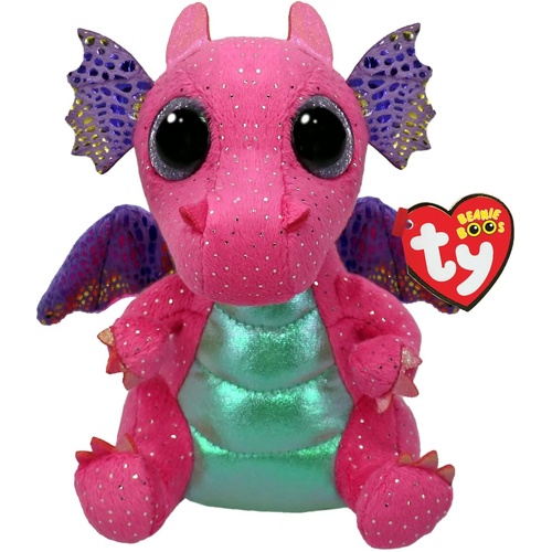 TY Beanie Boos Regular SPITFIRE Pink Dragon TY37361