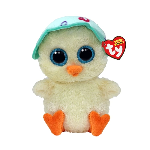 TY Beanie Boos Regular EMMIE Chick w/ Hat 37405