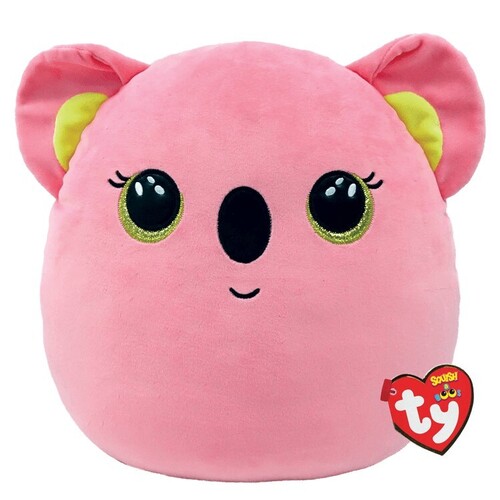 TY Squishy Beanies 25cm POPPY Pink Koala Squish TY39226 **
