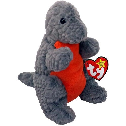 TY Beanie Baby Regular EMMETT the Gray Dinosaur T30-41335