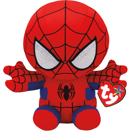 TY Beanie Babies Buddy Medium Marvel SPIDER-MAN T26-96299