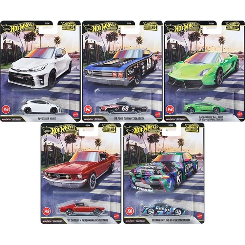Hot Wheels Premium Boulevard Set of 5 146-150 GJT68-958G