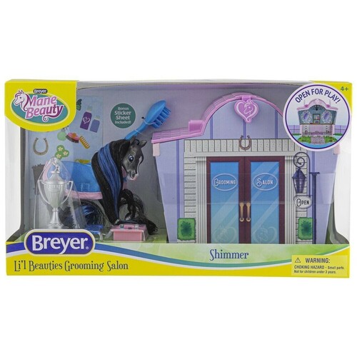 Breyer Mane Beauty Li'l Beauties Playset - Shimmer Grooming Salon 7431 TB7431 **