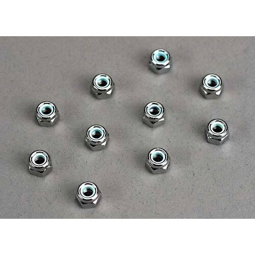 Traxxas 4mm Nylon Locking Nuts (10) 1747