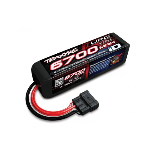 Traxxas 6700 MAH 14.8v 4-cell LIPO battery 2890X