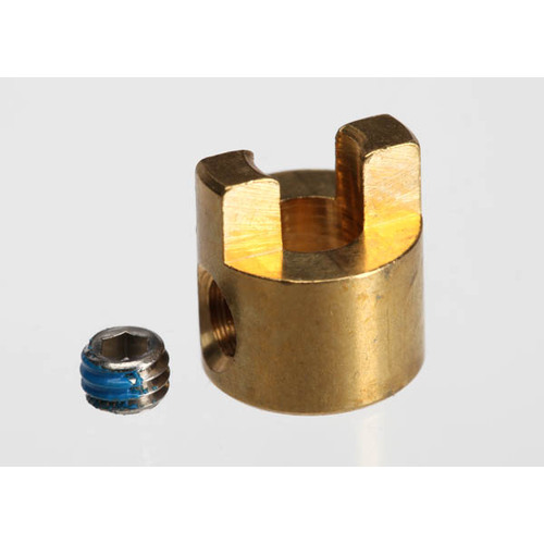 Traxxas Drive Dog/ 4x3mm GS (stainless, with threadlock) 5728