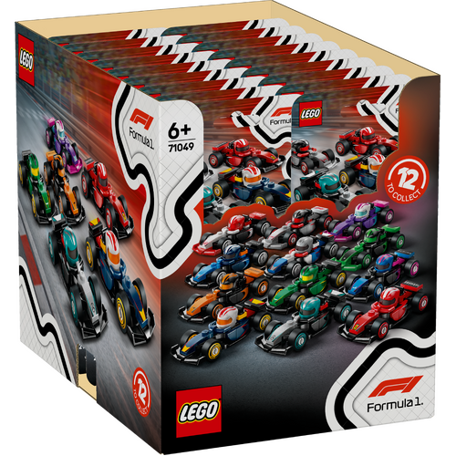 LEGO Box of 36 F1 Collectible Race Cars 71049