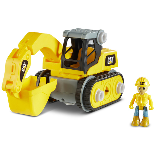 CAT Caterpillar Build Your Own Excavator building toy with figure FR80900