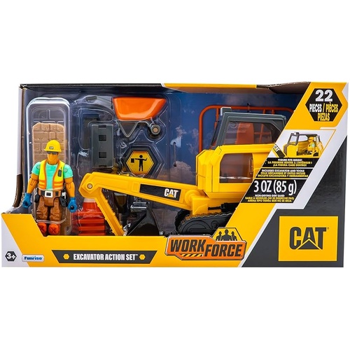 CAT Workforce Excavator Action Set FR83454