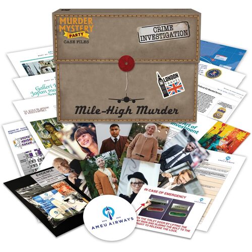 Murder Mystery Party Case Files - Mile-High Murder 33284