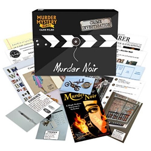 Murder Mystery Party Case Files Crime Investigation - Murder Noir Game 33286