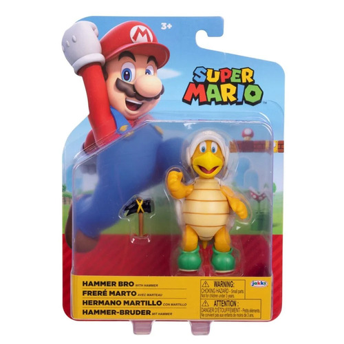 Nintendo Super Mario 4" Action Figure - Hammer Bro with Hammer 68518