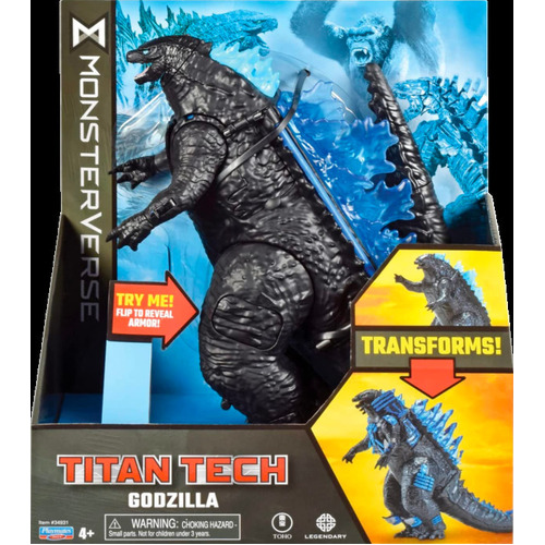 Monsterverse Godzilla vs. Kong Titan Tech Godzilla Action Figure 349930