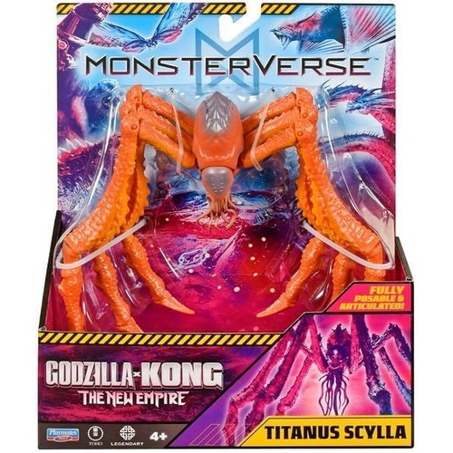 Monsterverse Godzilla x Kong The New Empire 6" Titanus Scylla Figure 35200