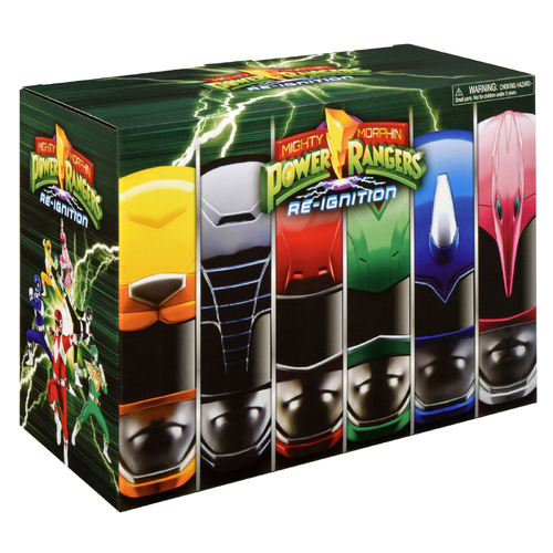 Mighty Morphin Power Rangers: Re-Ignition Basic 5.25" Action Figure 6 Pack Collection Box Set 68325