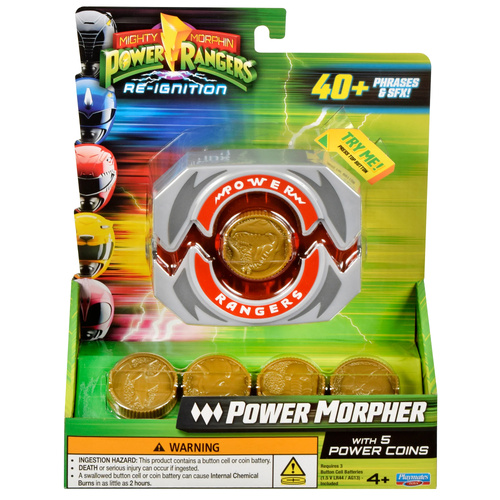 Mighty Morphin Power Rangers Re-Ignition Power Morpher with 5 Power Coins 68771