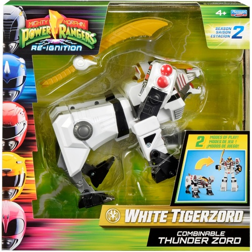 Mighty Morphin Power Rangers Re-Ignition Combinable Thunder Zord - White TigerZord 68964