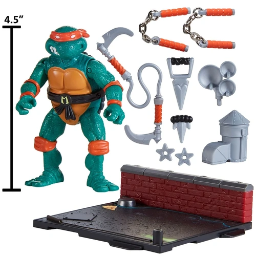 Teenage Mutant Ninja Turtle 1988 Remastered Action Figure - Michelangelo 81040