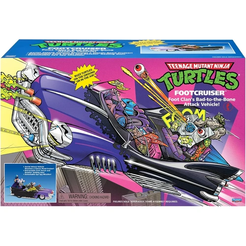 Teenage Mutant Ninja Turtles Classic Footcruiser Foot Clan's Bad-to-the-bone Attack Vehicle 84708
