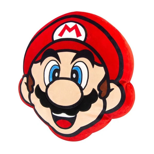 Nintendo Super Mario Club Mocchi Mocchi 15cm Plush Toy - Mario Head T12805**
