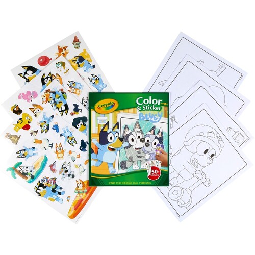 Crayola Bluey Colour & Sticker 042664
