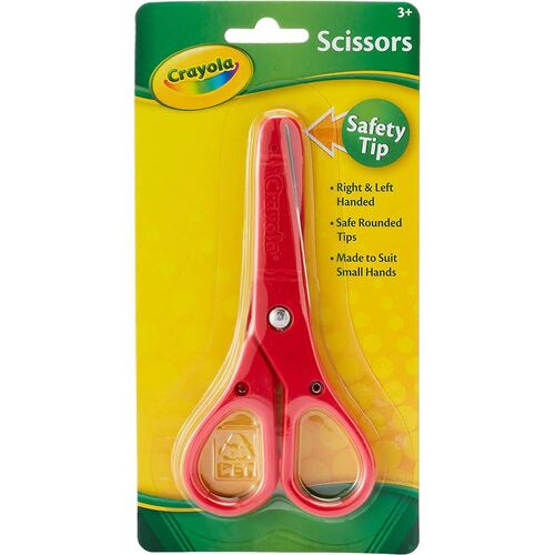 Crayola Kids Safety Tip Scissors - Red 693002A
