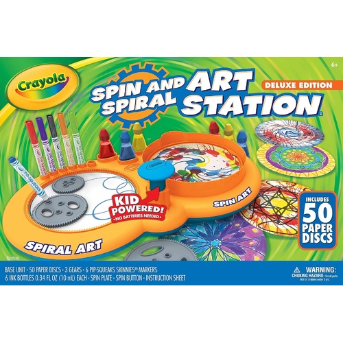 Crayolan Spin and Spiral Art Station Deluxe Edition **