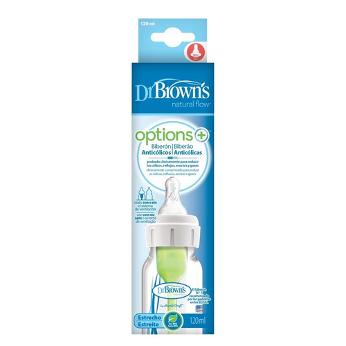 Dr Brown's Standard Narrow Options+ Bottle 120ml 1pk SB41005GBX