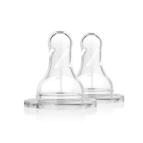 Dr Brown's Level 1 Narrow Neck Bottle Nipples 2pk 302GBX2