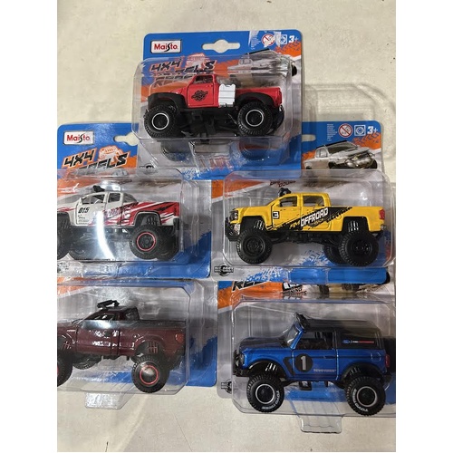 Maisto 4x4 Rebels Assorted Singles Vehicles Assorted One Supplied 25205