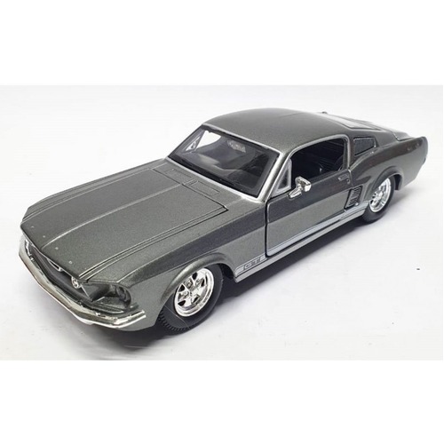Maisto 1967 Ford Mustang GT Special Edition GREY 1:24 scale diecast metal 31260