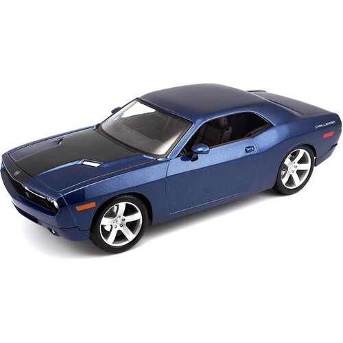 Maisto Special Edition 2006 Dodge Challenger Concept Metallic Blue 1:18 Scale Diecast Model 31396 **