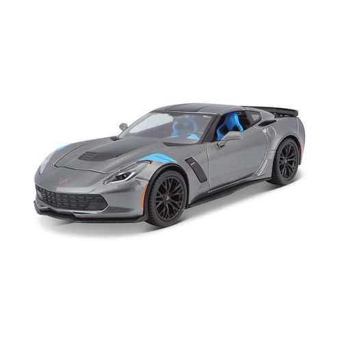 Maisto Special Edition 2017 Chevrolet Corvette Grand Sport Metallic Grey 1:24 Scale Diecast Vehicle 31516
