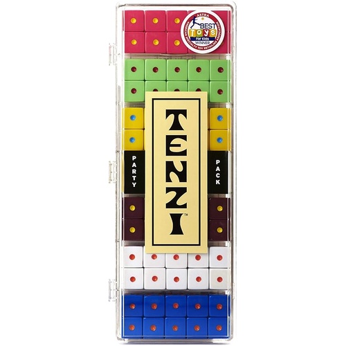 Tenzi Party Dice Game Assorted Colours; One Supplied