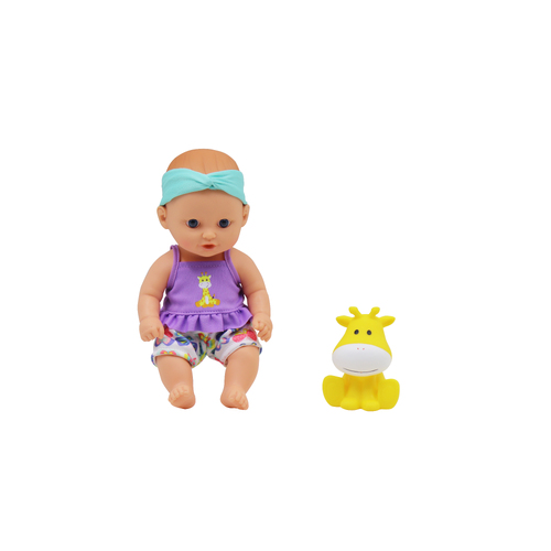 Gigo Dream Collection 10" Water Squirting Doll with Pet - Giraffe 21424
