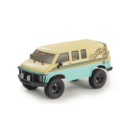 Hobby Plus 1:18 Scale R/C CR-18P Rock Van Crawler (C2) - Mint/Tan