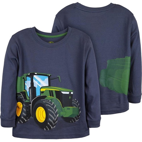 John Deere Tractor Streak Long Sleeve Tee Toddler - Size 4