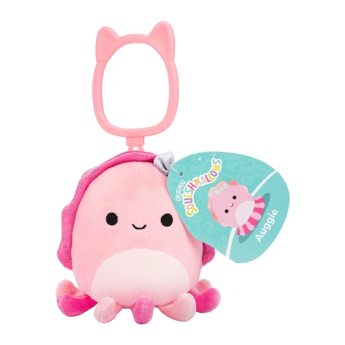 Squishmallows 3.5" Little Plush Clip - Auggie the Cuttlefish SQCP00619