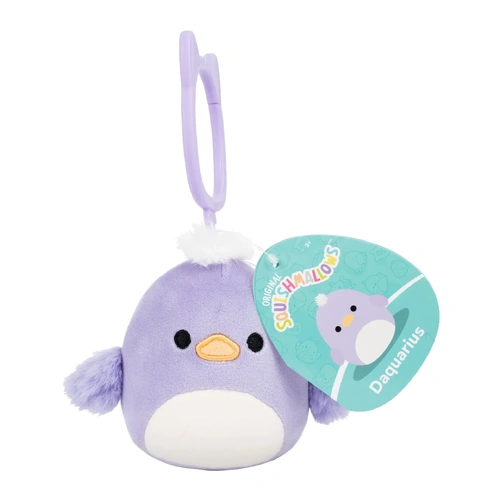 Squishmallows 3.5" Little Plush Clip - Daquarius the Duck SQCP00619