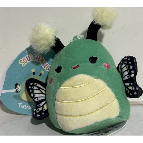Squishmallows 3.5" Little Plush Clip - Taysha the Butterfly SQCP00930